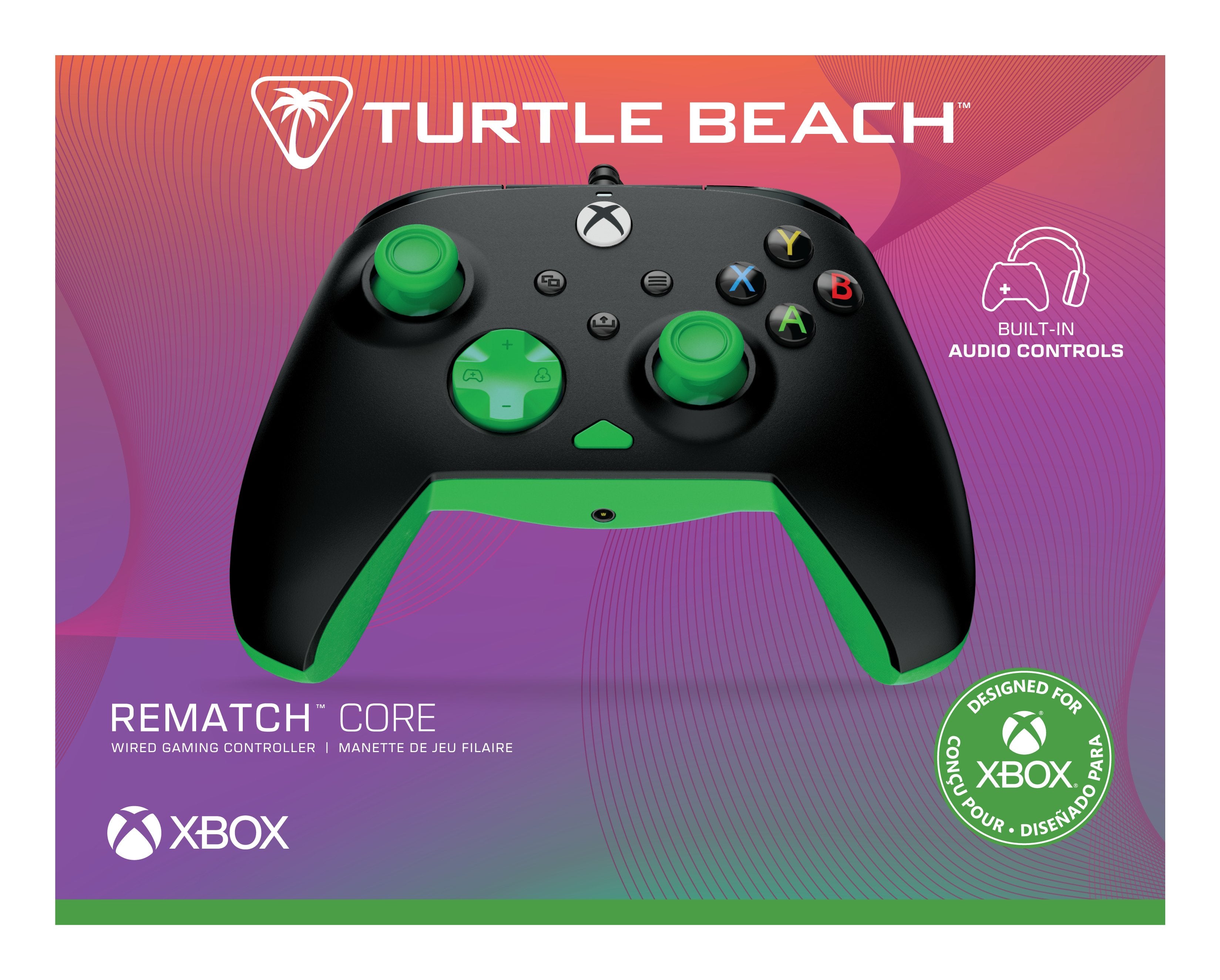 EAN 0840454400182 - Turtle Beach Rematch Core Negro, Verde USB Gamepad PC, Xbox, Xbox One, Xbox Series S, Xbox Series X imagen 11