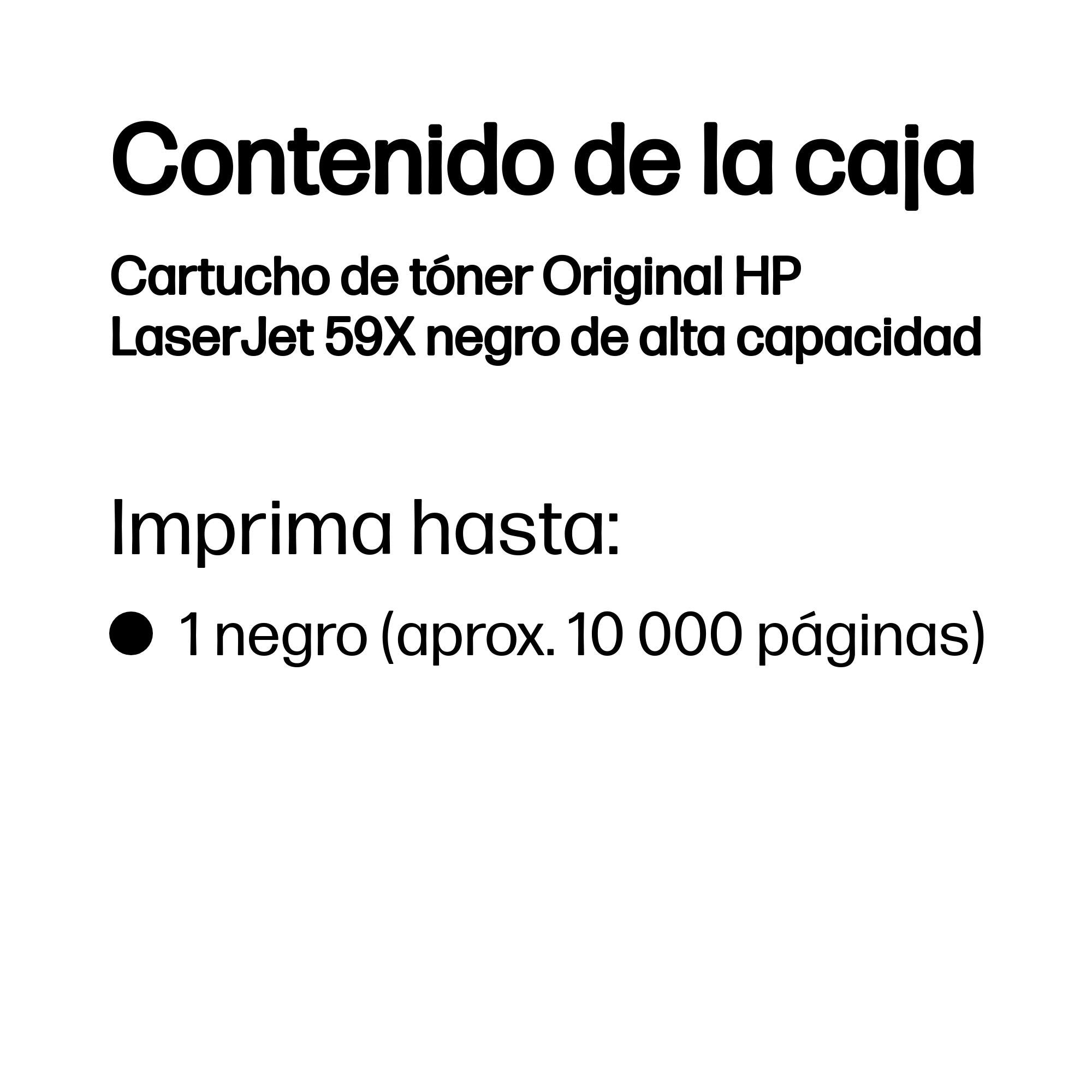 EAN 0192018046788 - HP 59X High Yield Black Original LaserJet Toner Cartridge cartucho de tóner 1 pieza(s) imagen 3