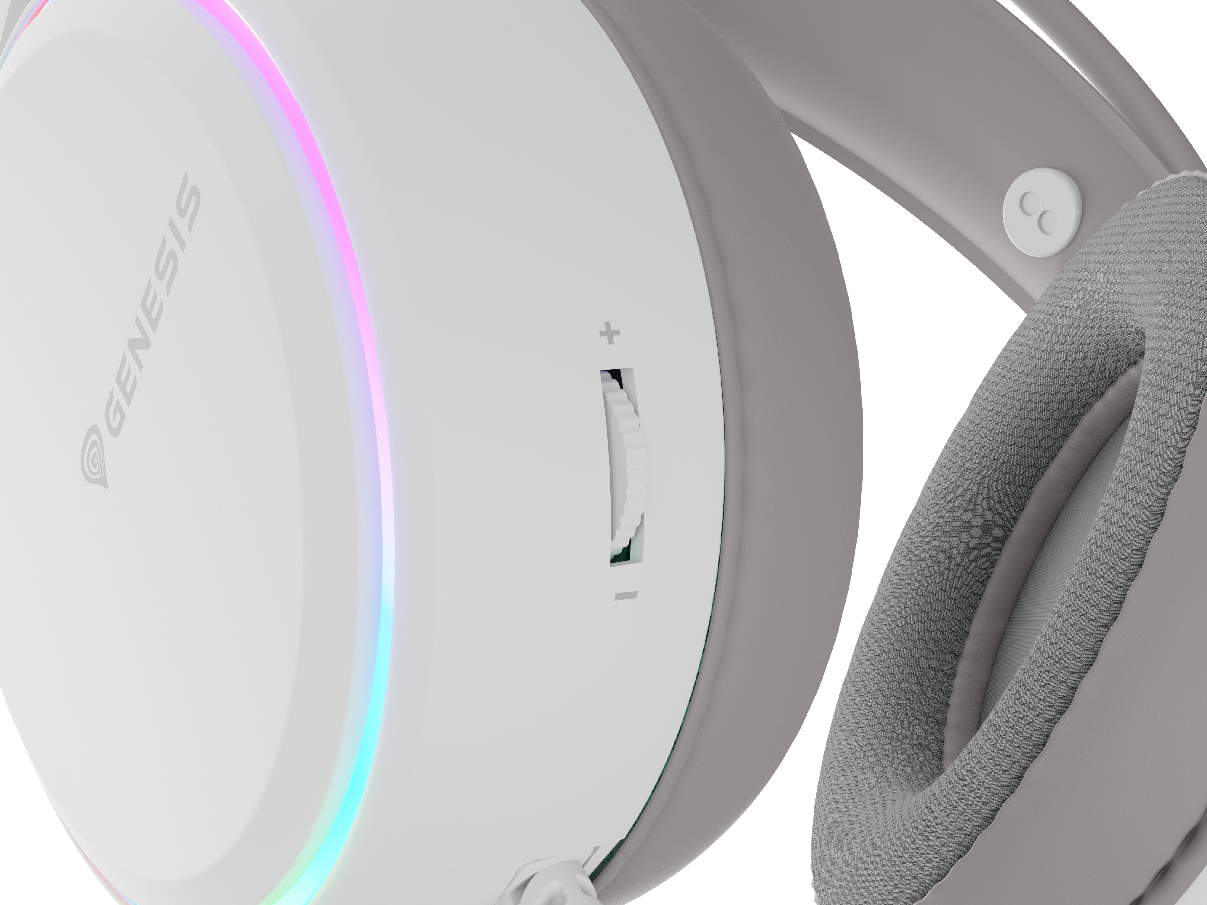 EAN 5901969449259 - GENESIS NSG-2308 auricular y casco Auriculares Alámbrico Diadema Juego USB tipo A Blanco imagen 6