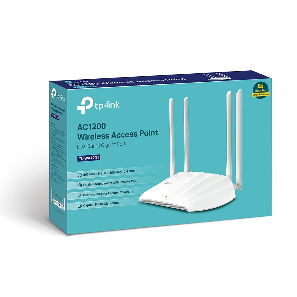 EAN 6935364084035 - TP-Link TL-WA1201 punto de acceso inalámbrico 867 Mbit/s Blanco Energía sobre Ethernet (PoE) imagen 3