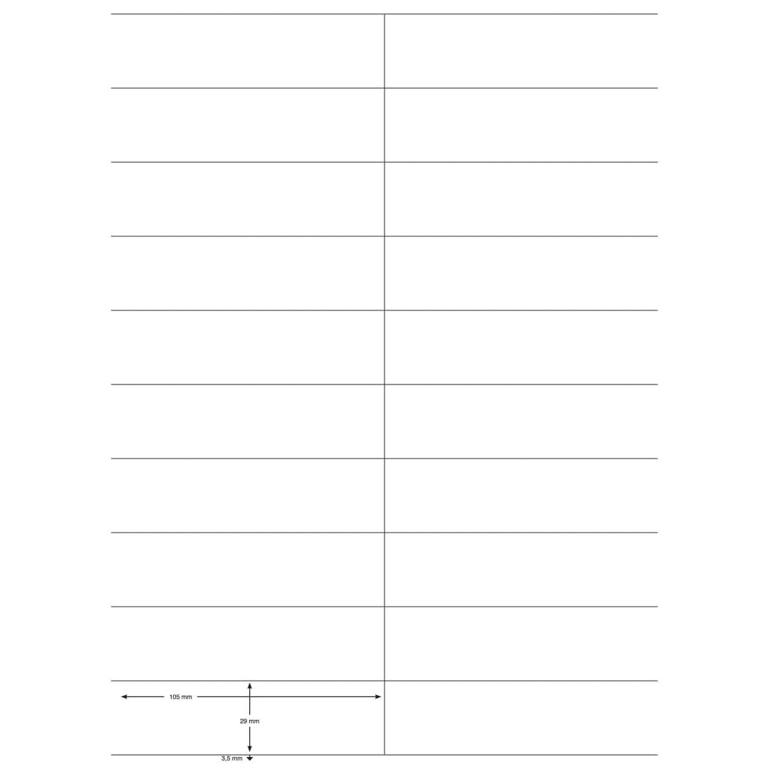 Q-Connect Kf26093 Etiqueta De Impresora Multicolor