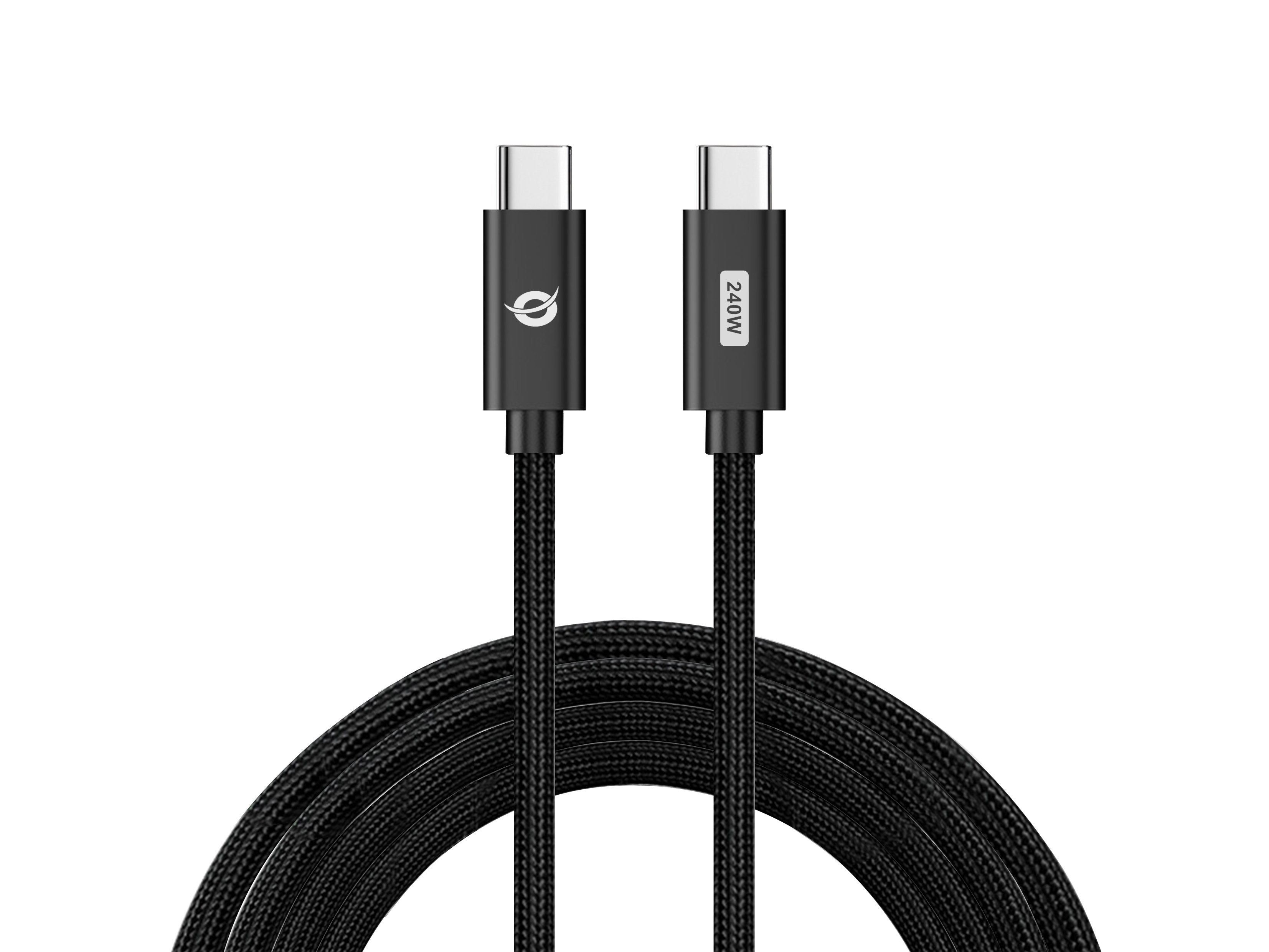 Cable Usb-C Macho A Usb-C Macho 1.2m Conceptronic Pd 3.1 240w 48v 5a 480mbps E-Mark
