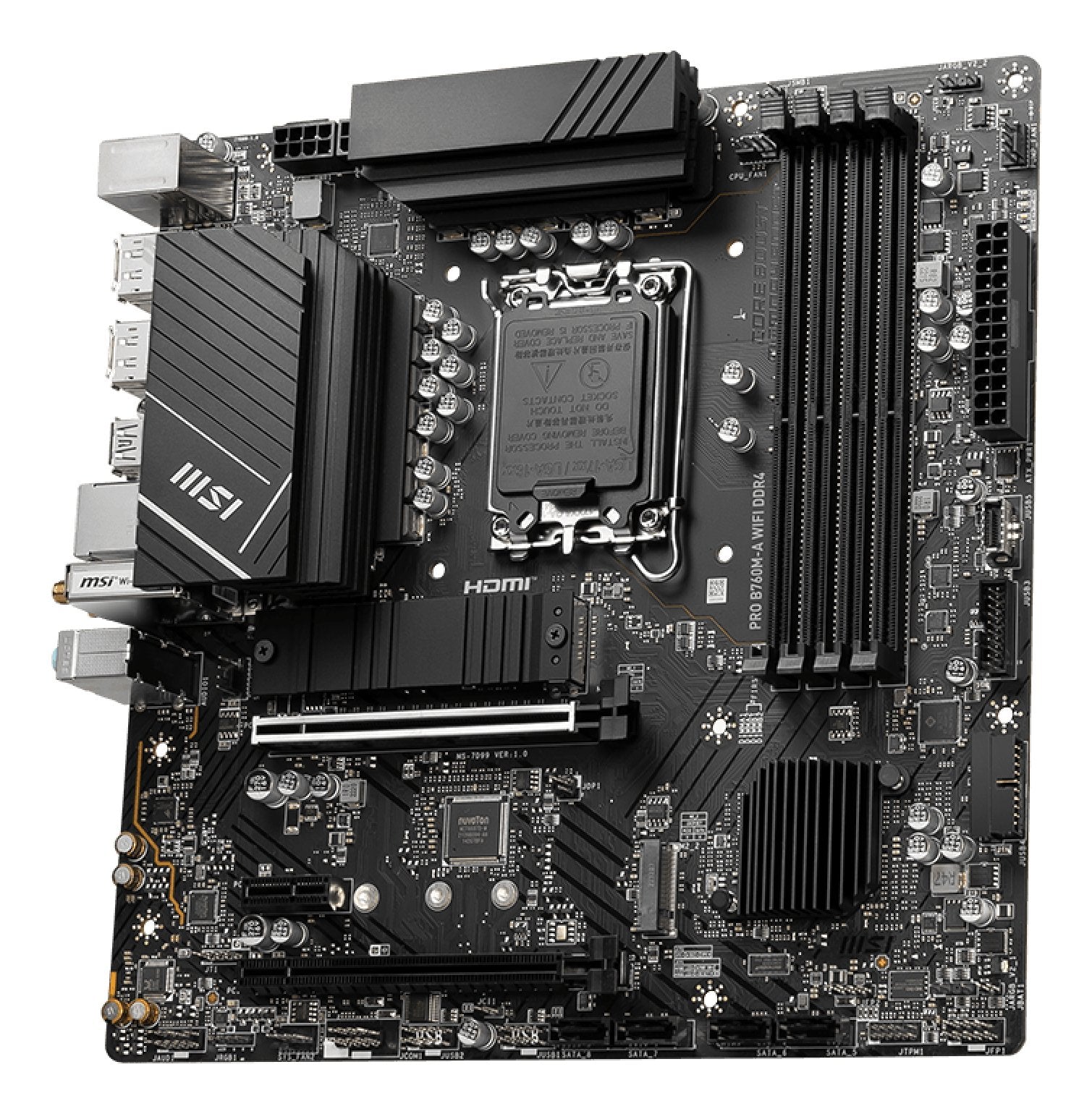 EAN 4711377026383 - MSI PRO B760M-A WIFI DDR4 placa base Intel B760 LGA 1700 micro ATX imagen 3