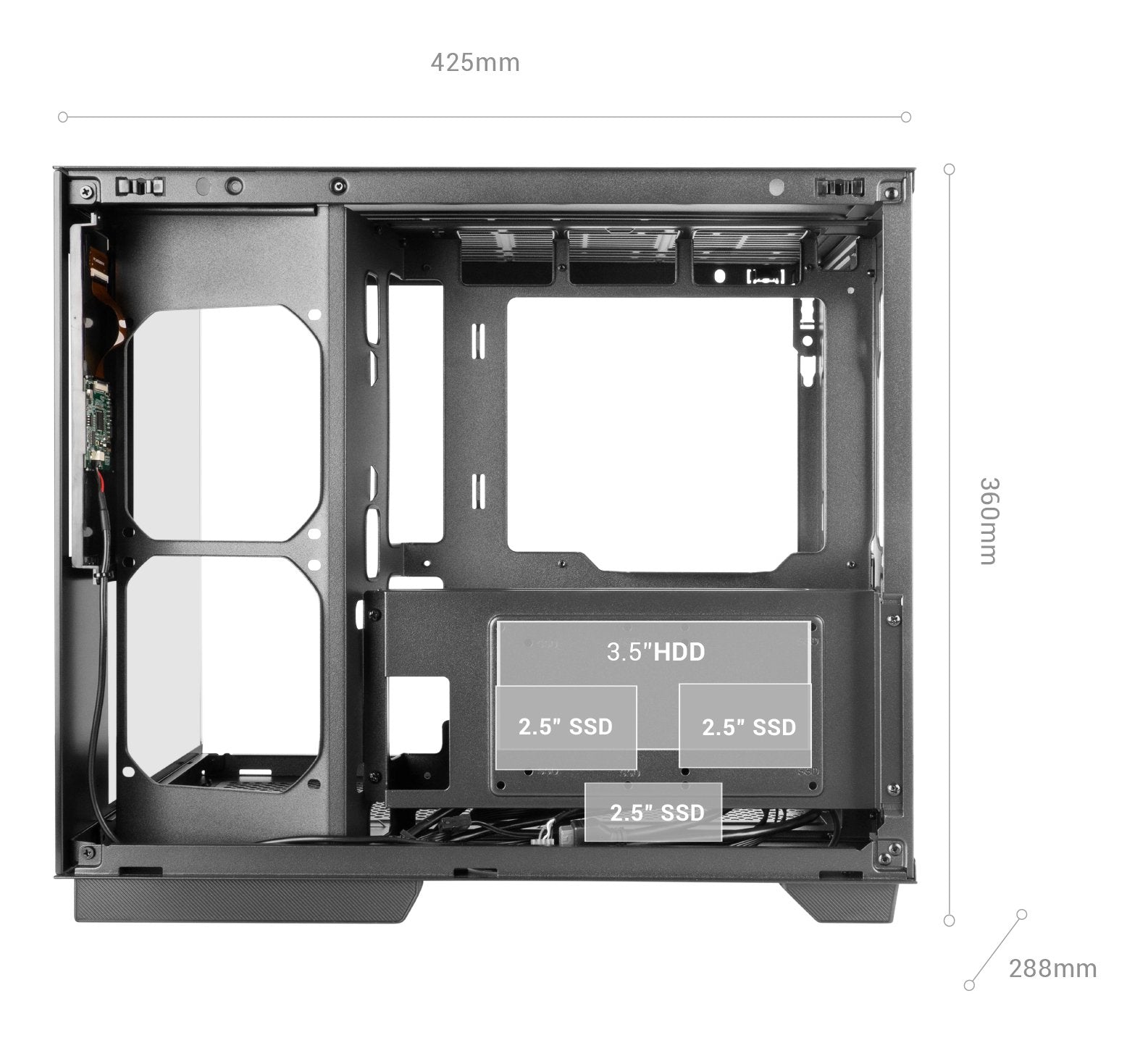 EAN 8435693112587 - Mars Gaming MCMIRAGEW carcasa de ordenador Midi Tower Blanco imagen 7