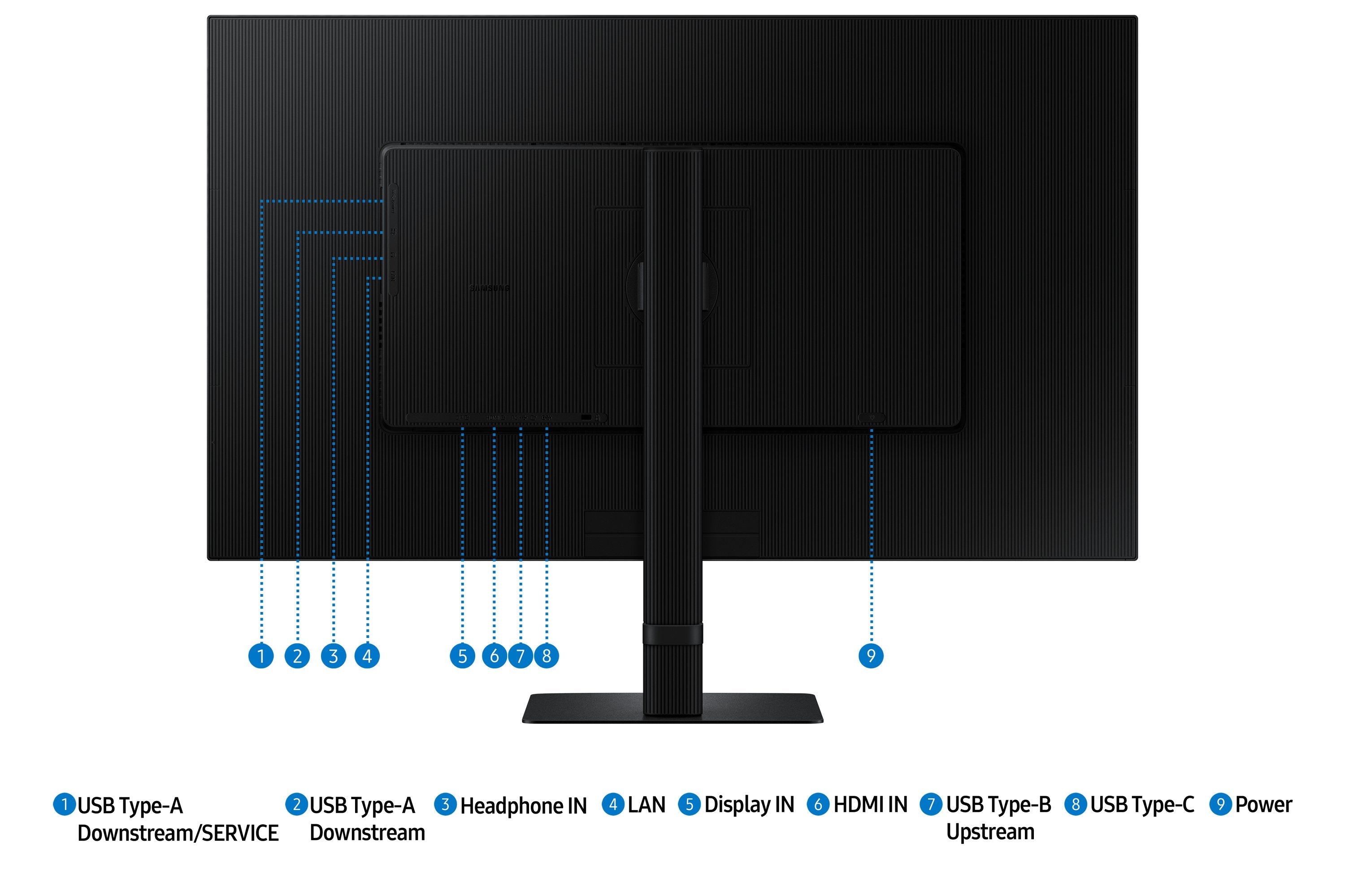 Monitor Samsung S80ud 32" 3840 X 2160 Pixeles 4k Ultra Hd Lcd Negro