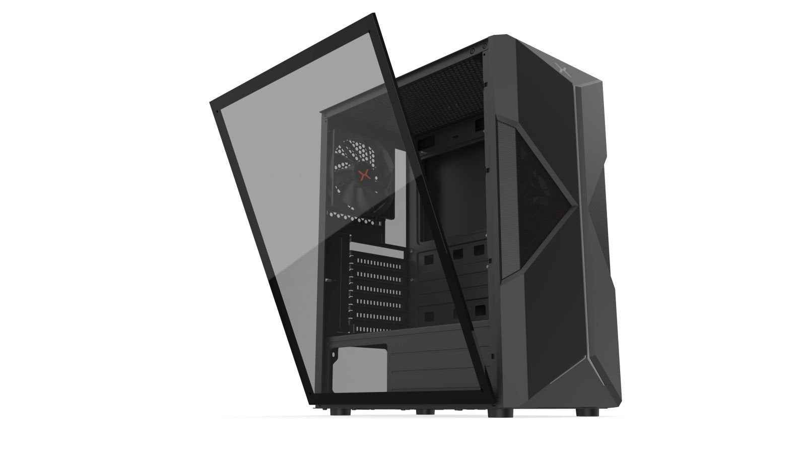 Caja Pc Krux Astral Gaming Atx Negra