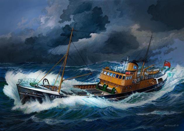 EAN 4009803052045 - Revell North Sea Trawler Maqueta de barco de pesca Kit de montaje 1:142 imagen 7