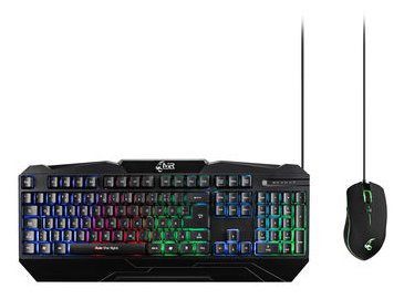 Mediarange Gaming Set Teclado 104 Botones + Ratón 6 Botones Reino Unido