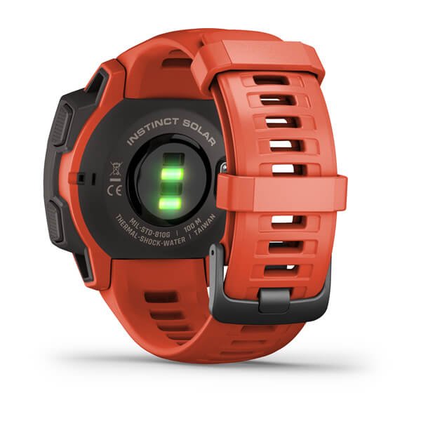 Smartwatch Garmin Instinct Solar Notificaciones Frecuencia Cardíaca Gps Rojo