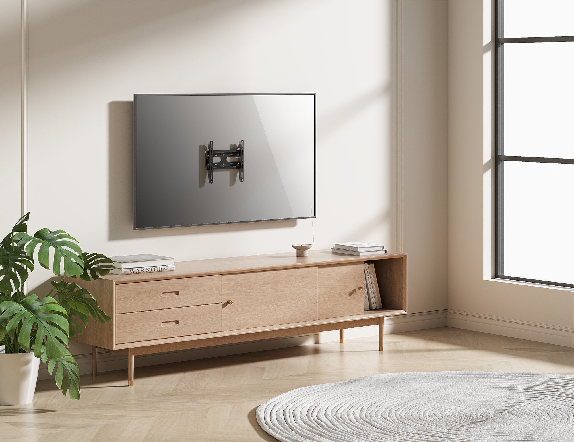 EAN 0766623462259 - Manhattan 462259 soporte para TV 109,2 cm (43") Negro imagen 7