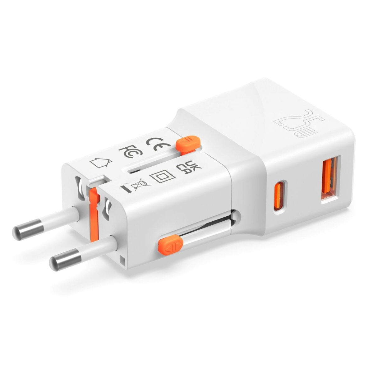 4smarts Weltreiseadapter Nomad Pocket 25w, Wei
