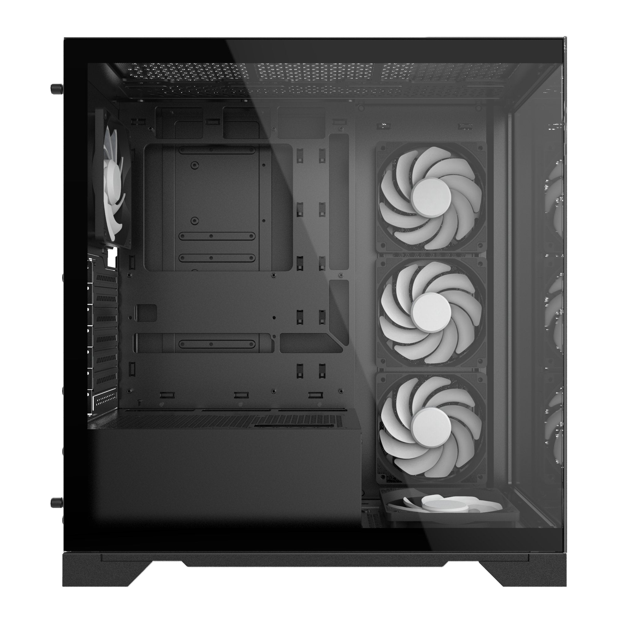 Caja Pc Atx Xpg Invader X Cristal Transparente