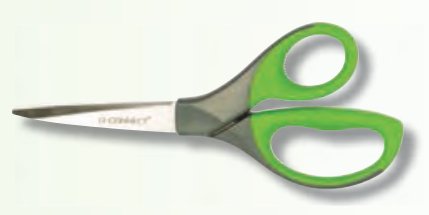 EAN 5705831039872 - Q-CONNECT KF03987 tijera de escritorio y manualidades Verde, Gris, Metálico imagen 1