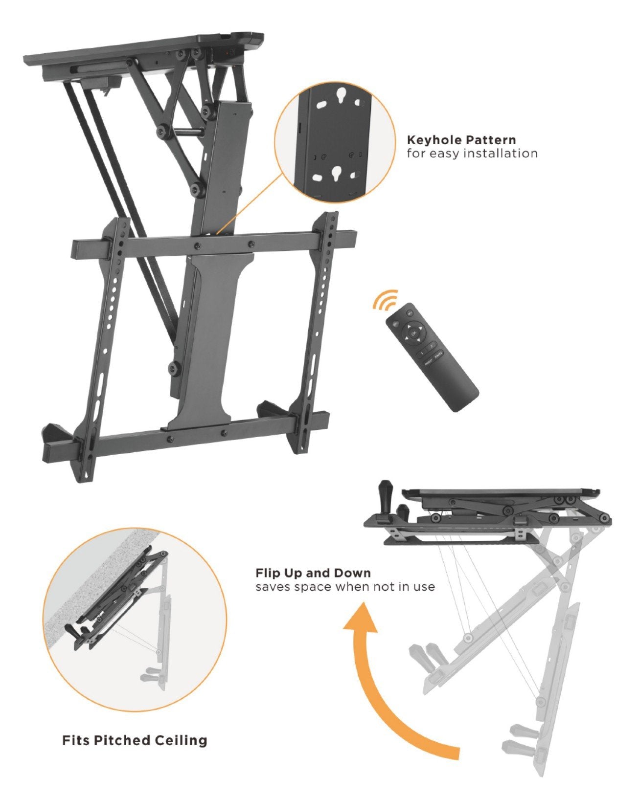 EAN 4015867227152 - Equip 650329 soporte para TV 177,8 cm (70") Negro imagen 11