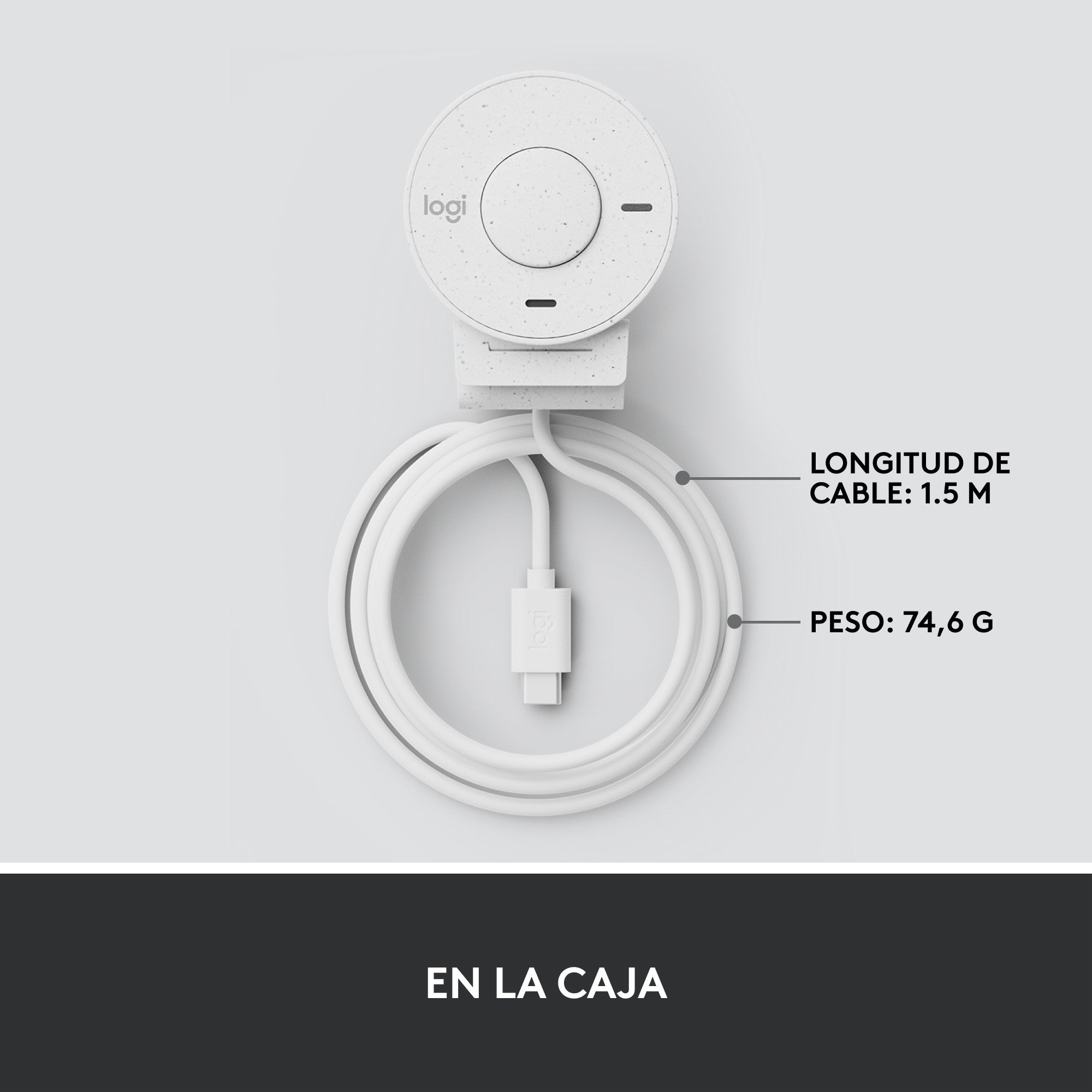 EAN 5099206104945 - Logitech 960-001442 cámara web 2 MP 1920 x 1080 Pixeles USB-C Blanco imagen 14