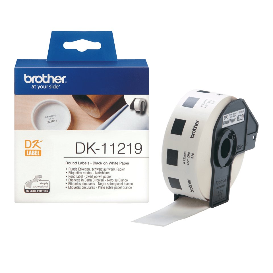 EAN 4977766634564 - Brother DK-11219 etiqueta de impresora Blanco imagen 1