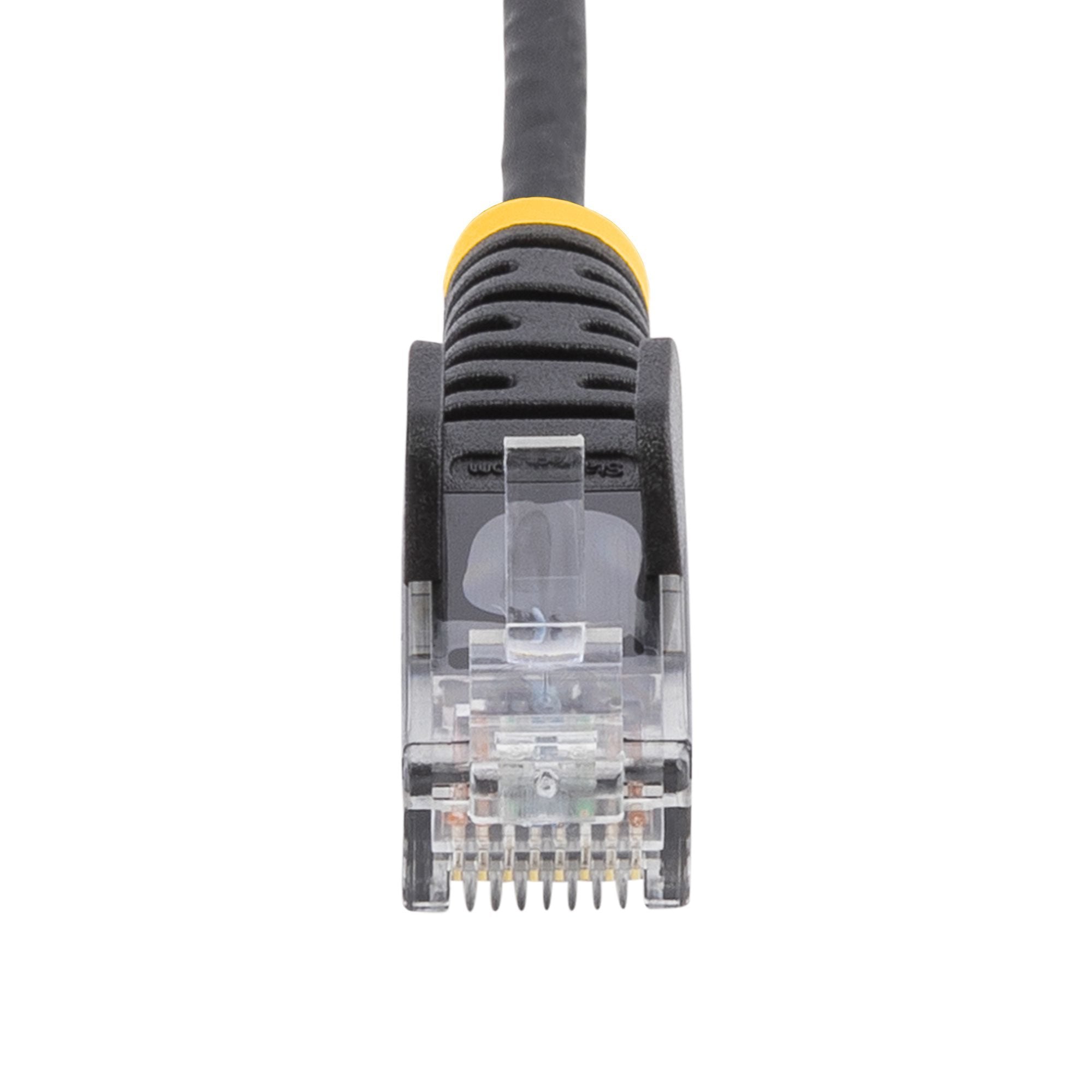 Startech.Com Cable Cat6 De 2m - Delgado - Con Conectores Rj45 Sin Enganches - Negro
