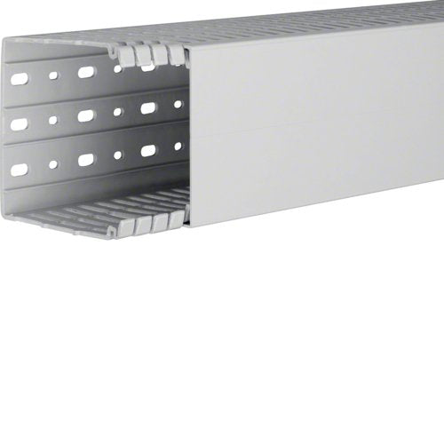 Hager Verdrahtungskanal Pc Abs Ha7100100 Halogenfrei Ha7 100x100mm Lichtgrau