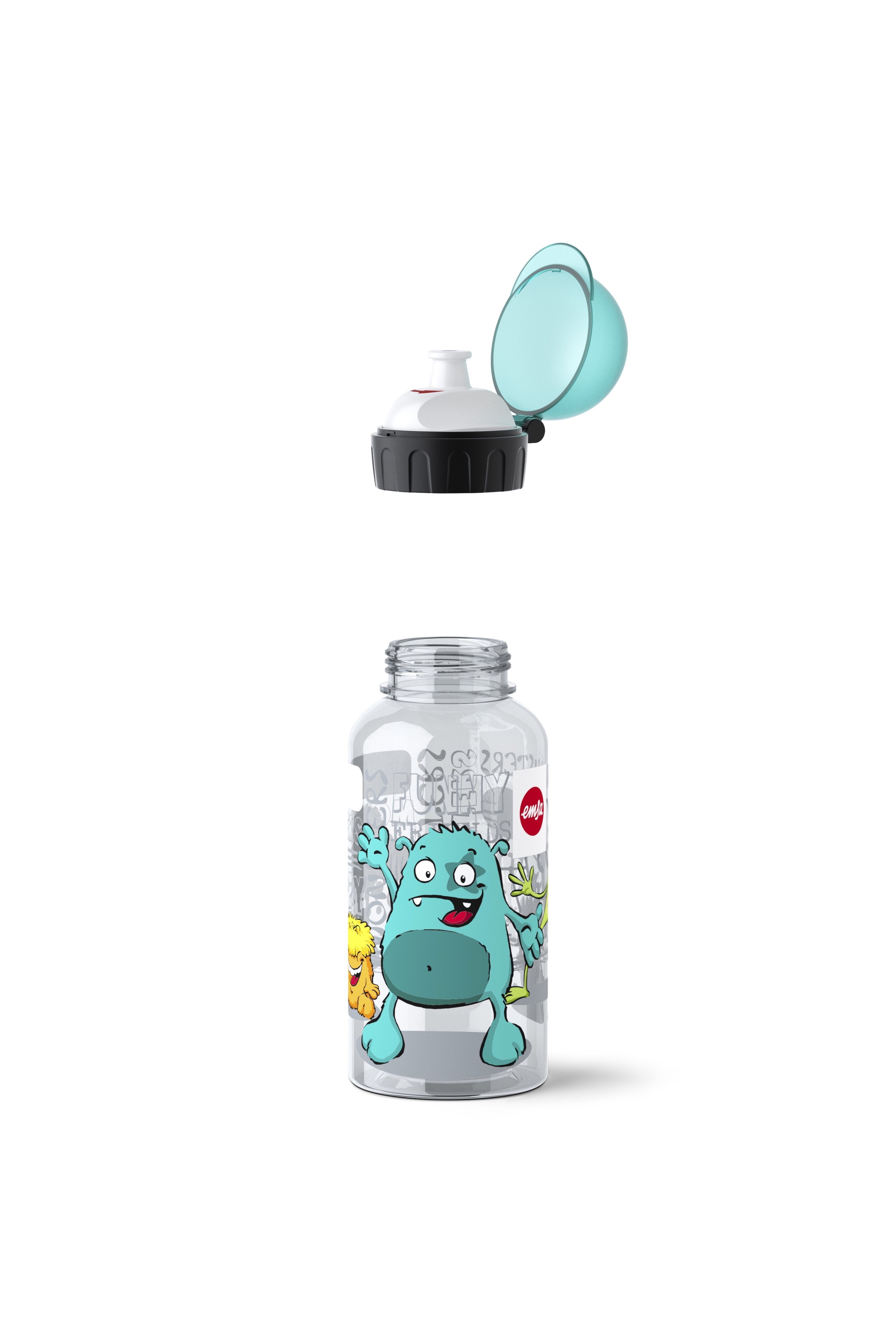 Emsa Kinder Set Trinkflasche 0,4l Brotdose Monster 518138