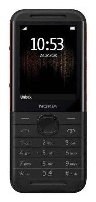 Movil Nokia 5310 2.4" 88,2 G Negro, Rojo Básico
