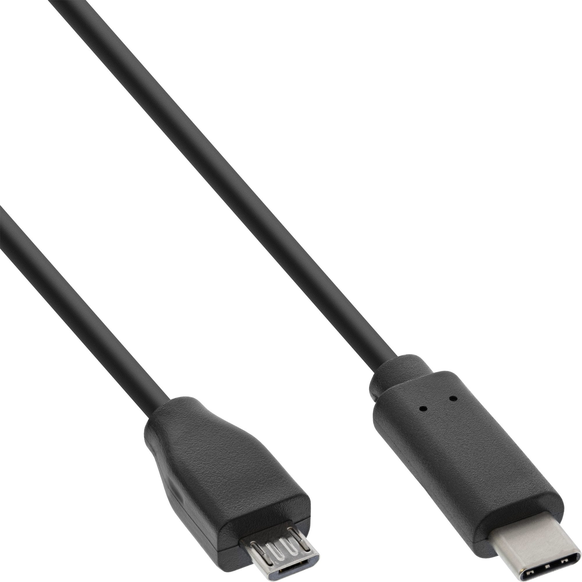 Cable Inline Usb 2.0, Tipo C Macho A Micro-B Macho, Negro, 1 M
