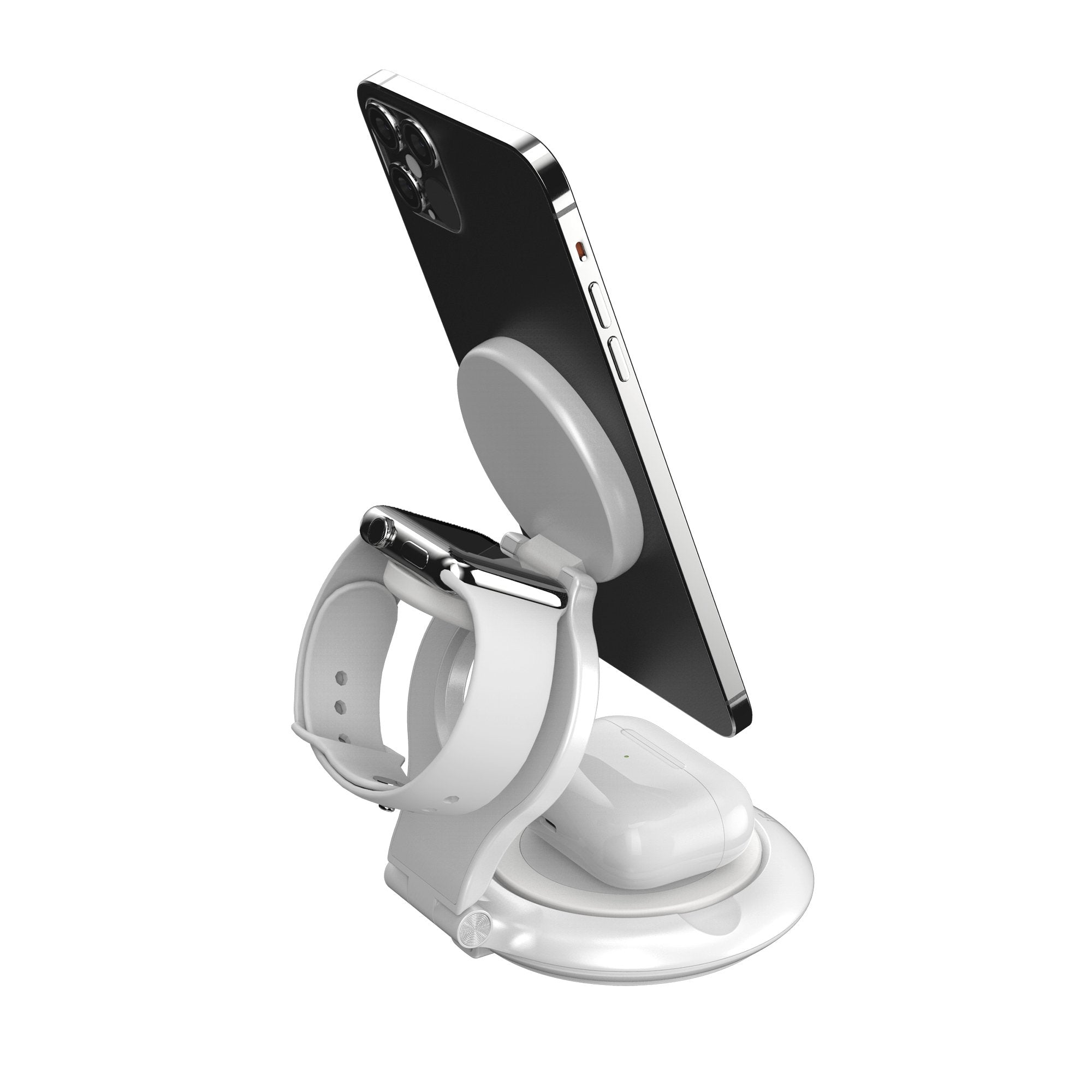 Qi2 3-In-1 Magnetic Foldable Char