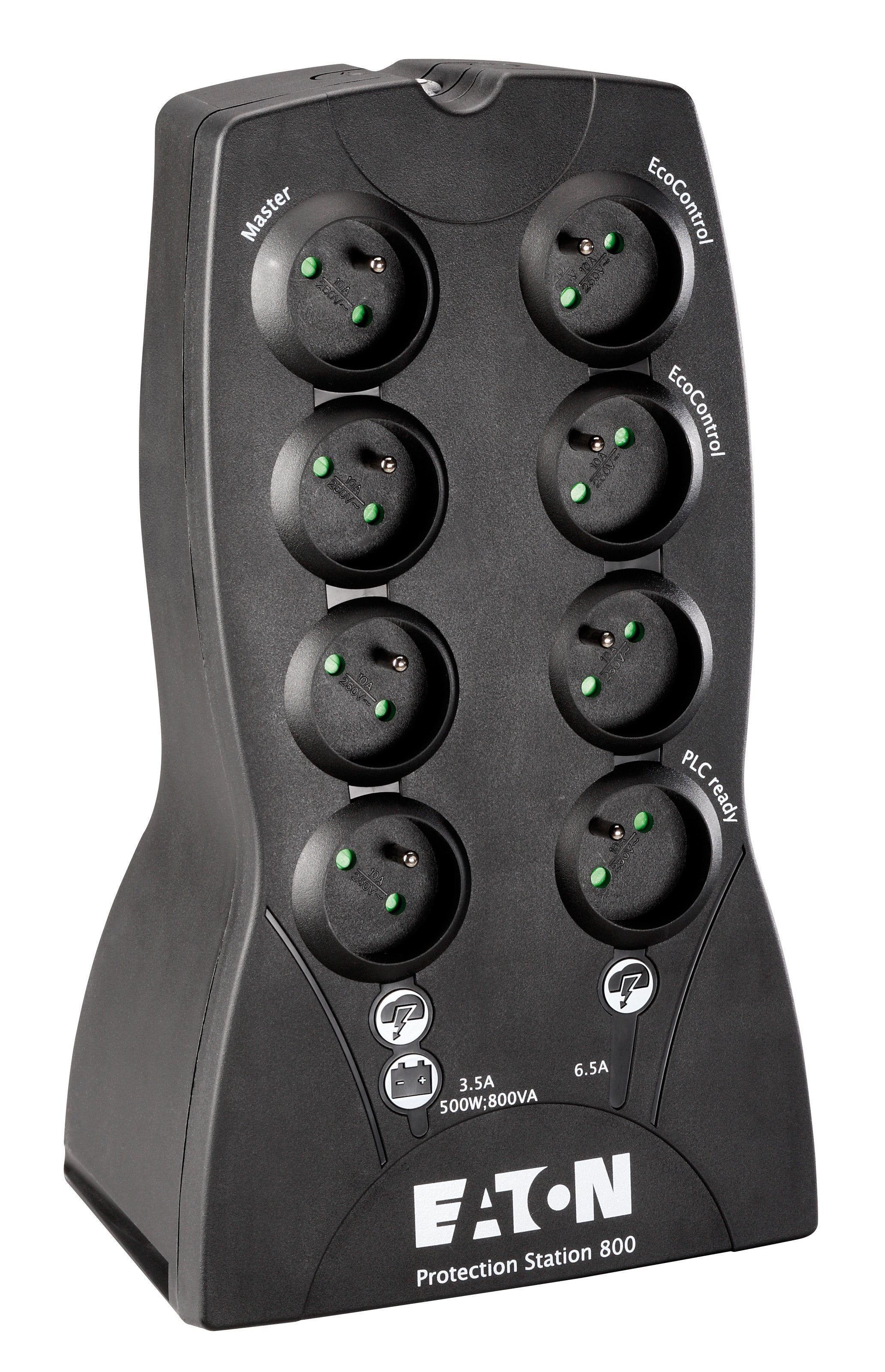 EAN 4044144610820 - Eaton Protection Station 800 DIN sistema de alimentación ininterrumpida (UPS) 0,8 kVA 500 W 8 salidas AC imagen 1