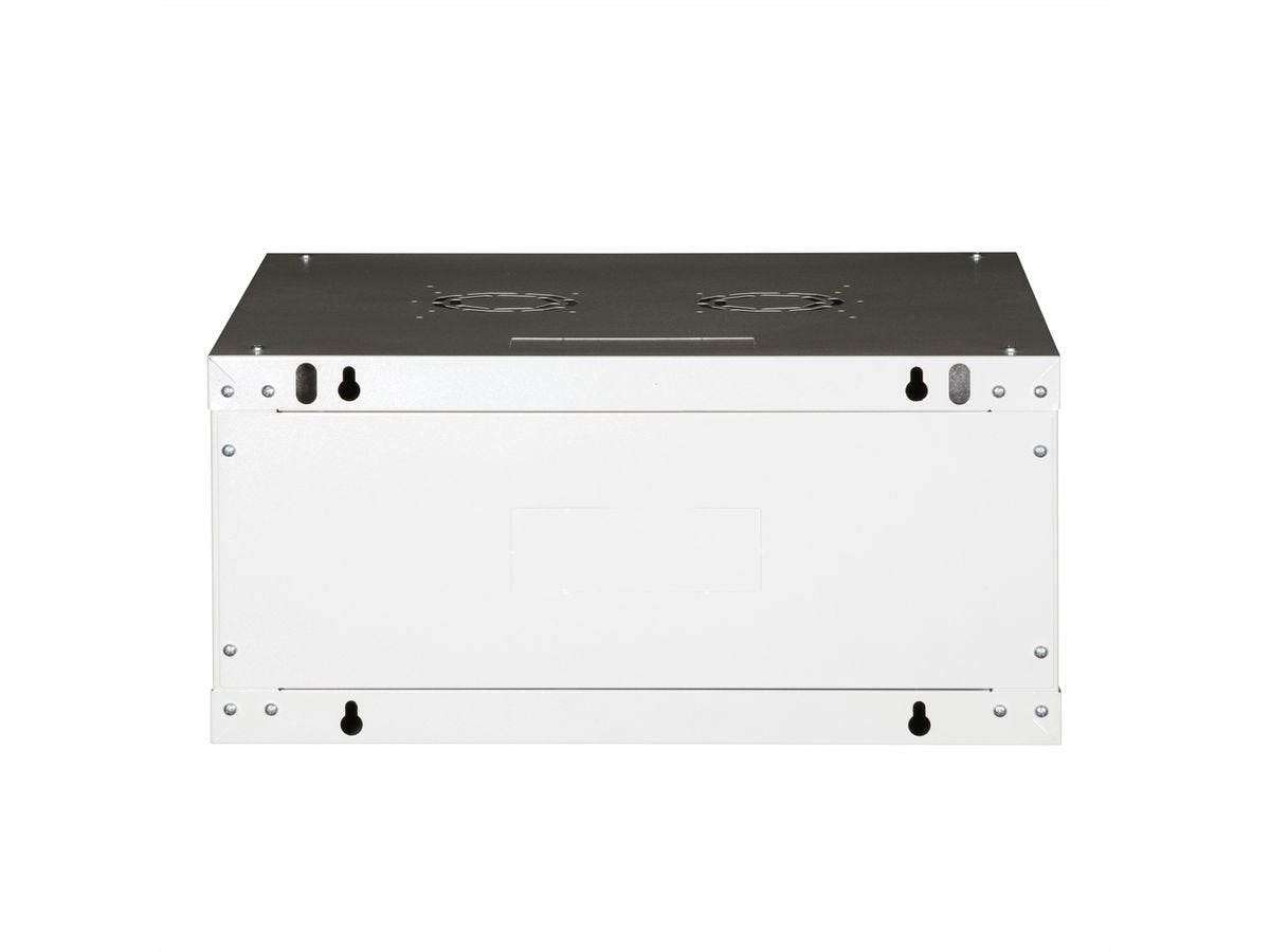 Roline 19-Zoll Wandgehuse Basic Plus 4he, 600x600 Bxt Grau