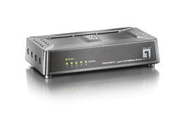 Level One Switch No Gestion 5 Puertos 10/100 Mini No Rack Base Magnetica