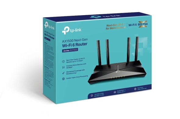 Tp-Link Archer Ax1500 - Trådløs Router