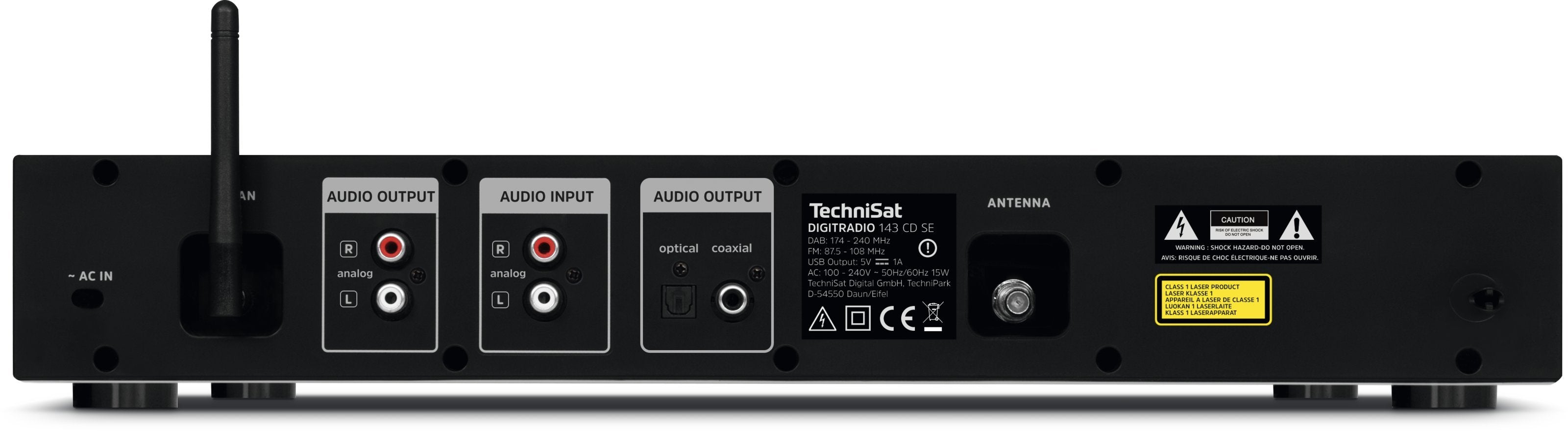 EAN 4019588039896 - TechniSat DigitRadio 143 Minicadena de música para uso doméstico Negro imagen 4