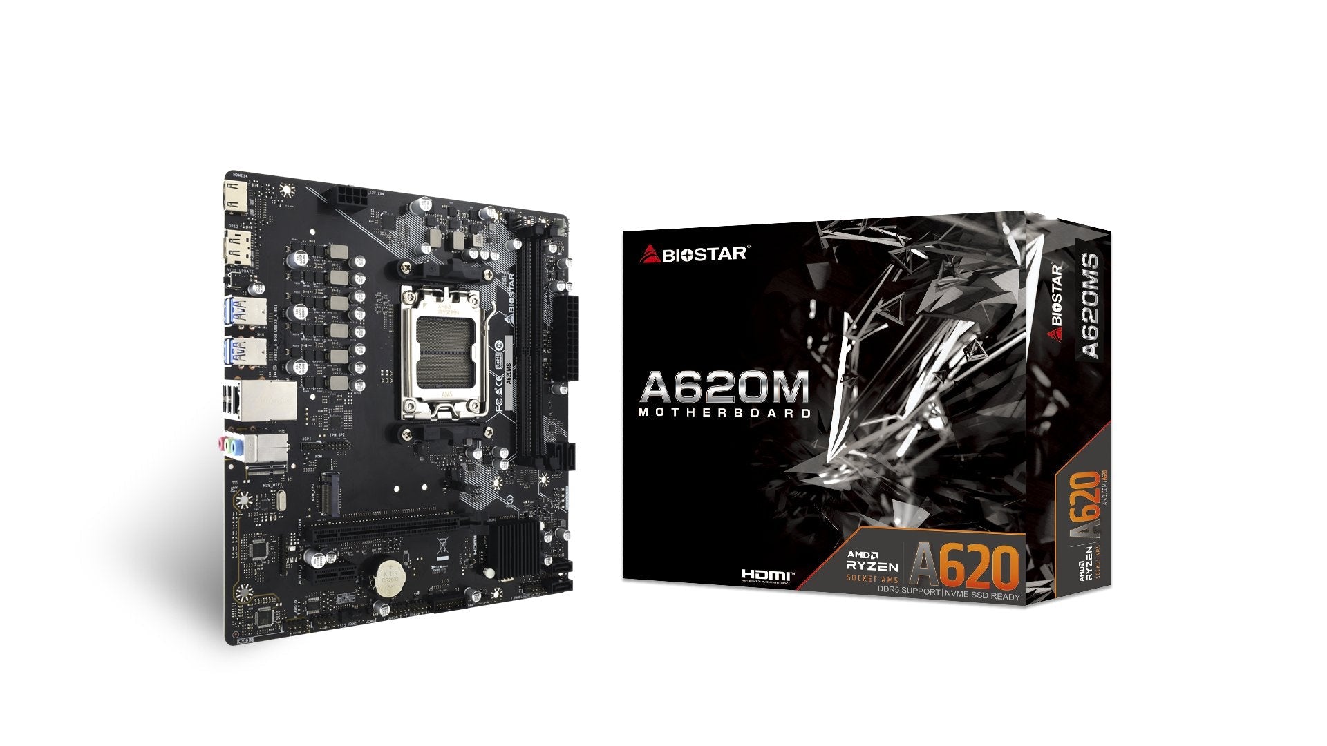 EAN 4712960687592 - Biostar A620MS placa base AMD A620 Zócalo AM5 micro ATX imagen 1