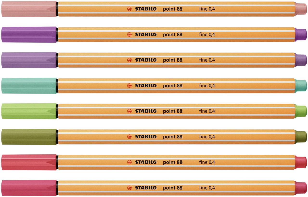 EAN 4006381574785 - STABILO point 88 rotulador de punta fina Multicolor 8 pieza(s) imagen 2