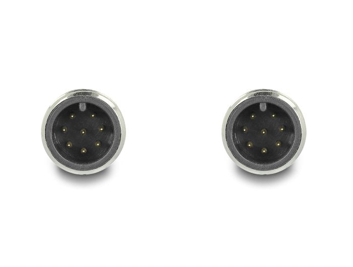 Delock 80411 Cable M12 Codificado A 8 Pin Macho A Macho Pur (Tpu) 1 M