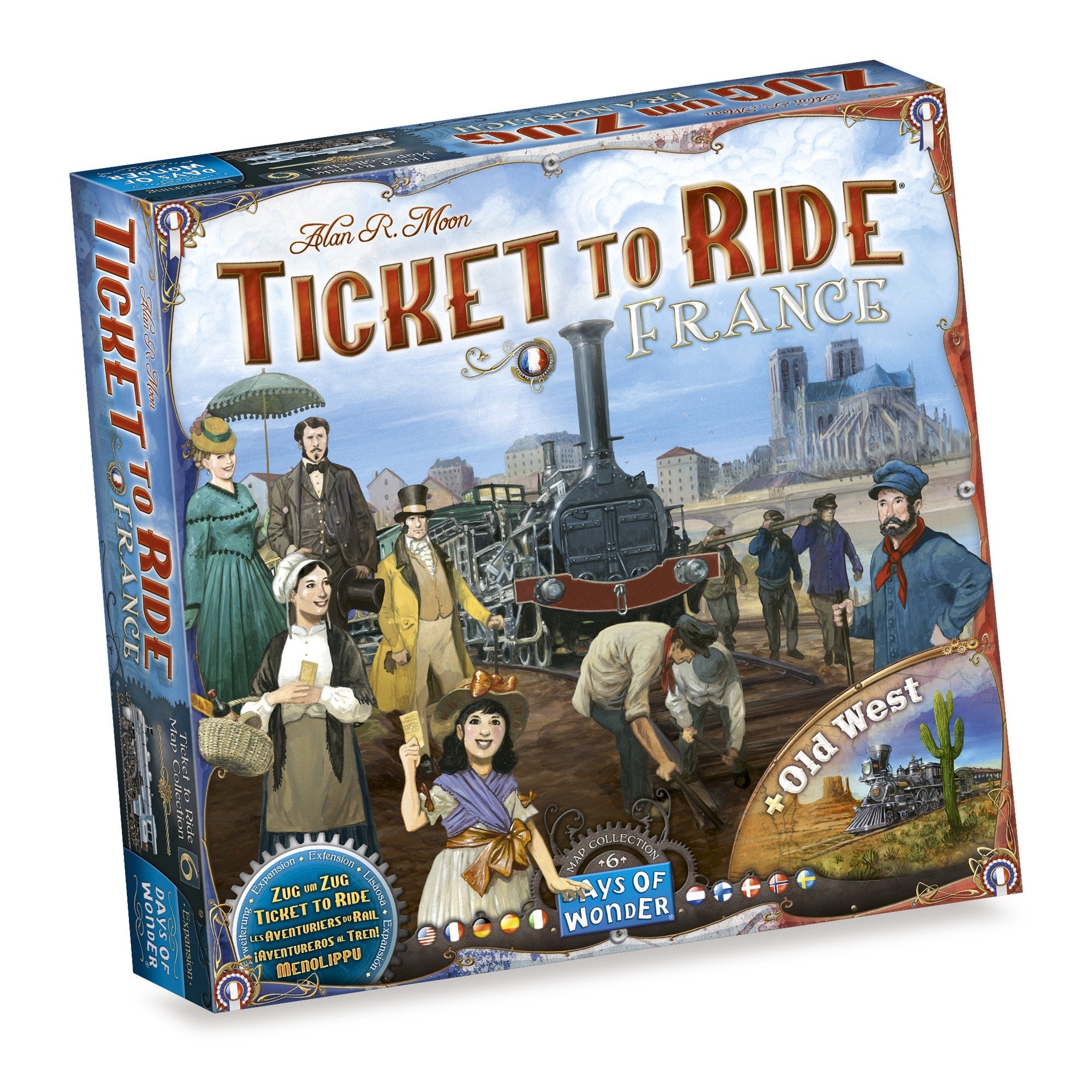 Asmodee Ticket To Ride - Francia, Juego De Mesa Dow0009