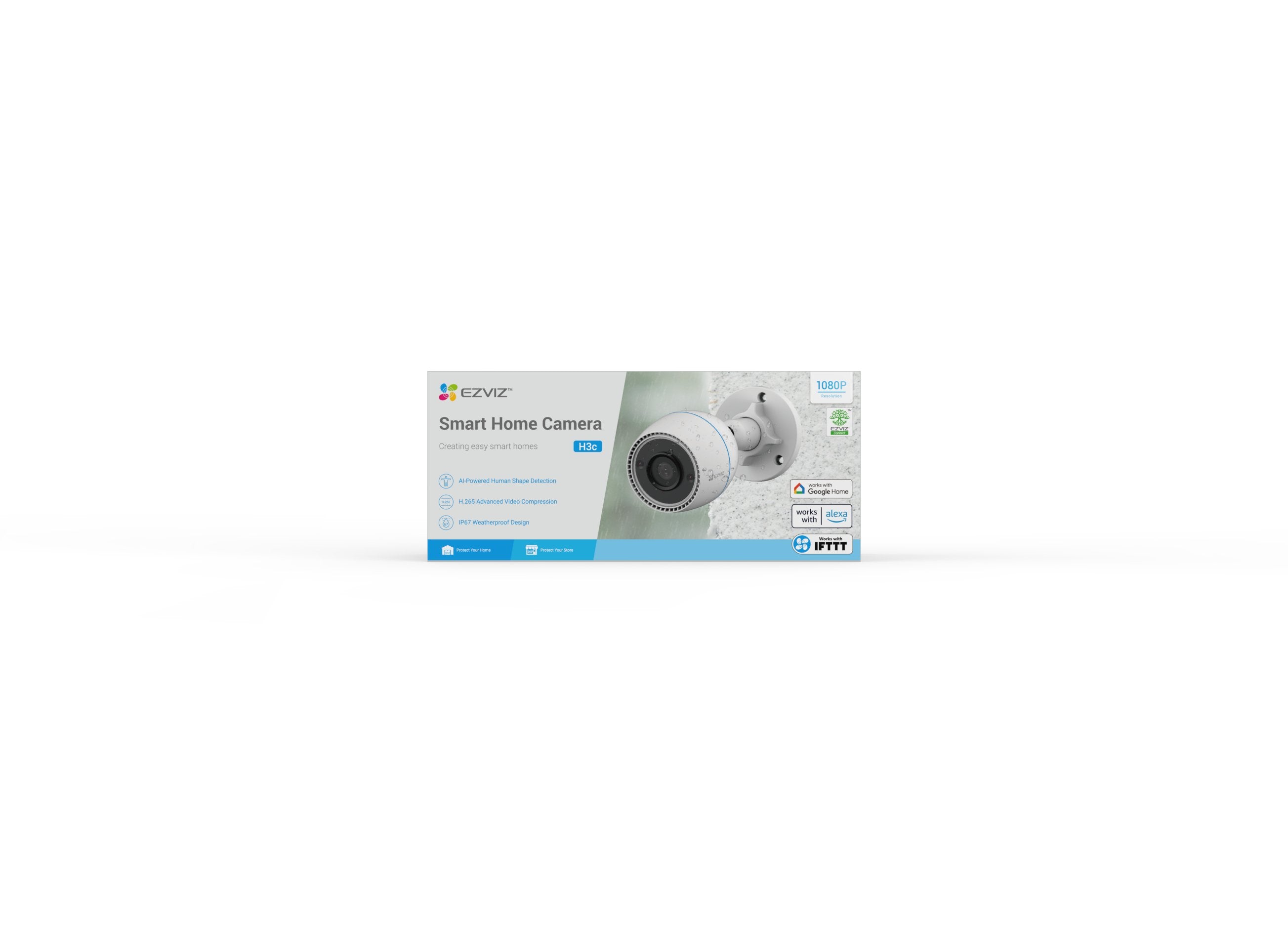 EAN 6941545614731 - EZVIZ H3c Bala (forma) Cámara de seguridad IP Exterior 1920 x 1080 Pixeles Pared imagen 9