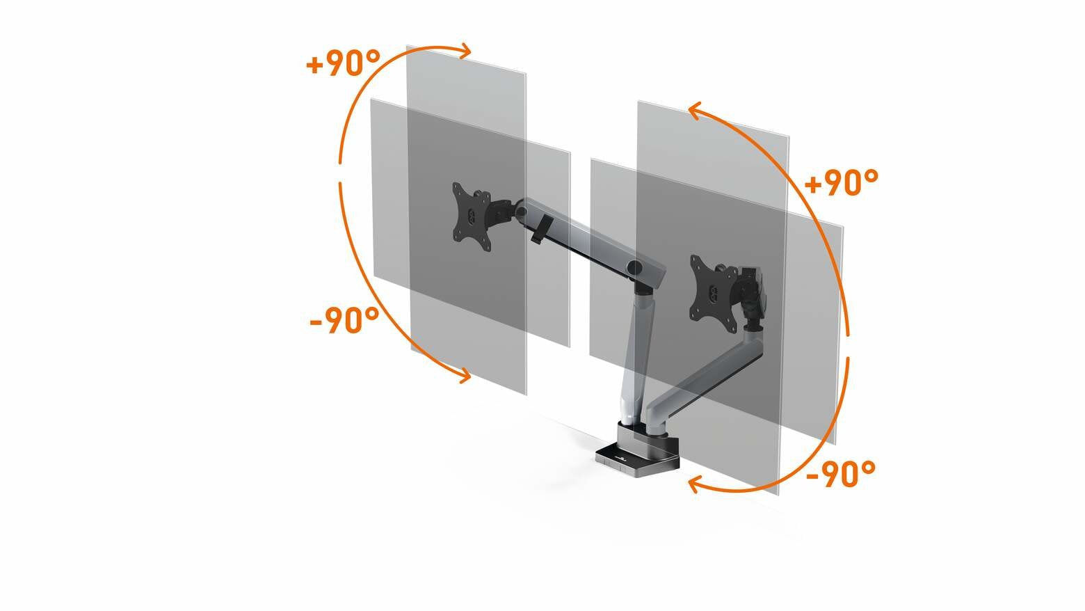 EAN 4005546735016 - Durable 509723 soporte para monitor 81,3 cm (32") Pared Plata imagen 6