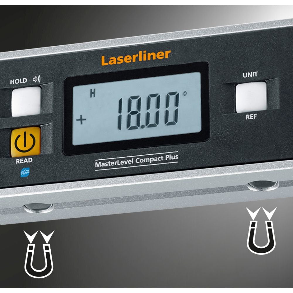 Laserliner Masterlevel Compact Plus 081.265a Digital Wasserwaage Con Magnet 081