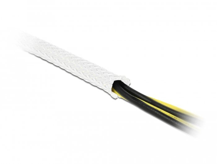 Geflechtschlauch Dehnbar 10 M X 19 Mm Weiss