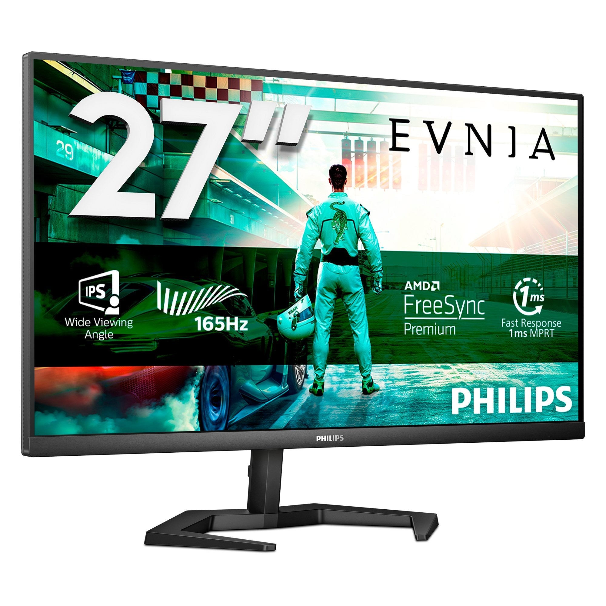 Philips 27m1n3200zs 00 27" Fhd Gaming Monitor Ips 16:9 165hz 4ms 250cd M2 Hdmi 2.0x2