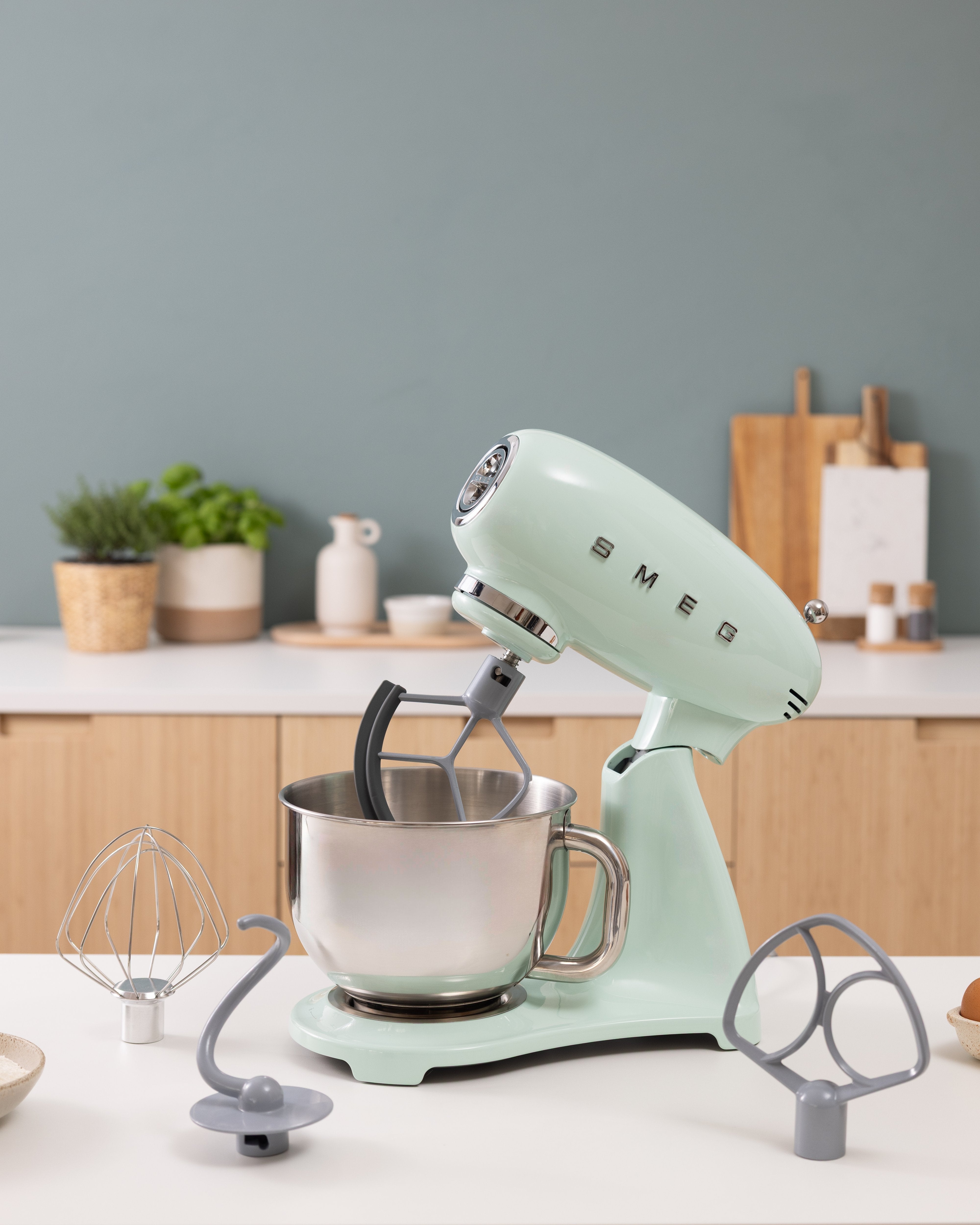 Smeg Kitchen Robot 50´Style Green Pastel Smf05pgeu