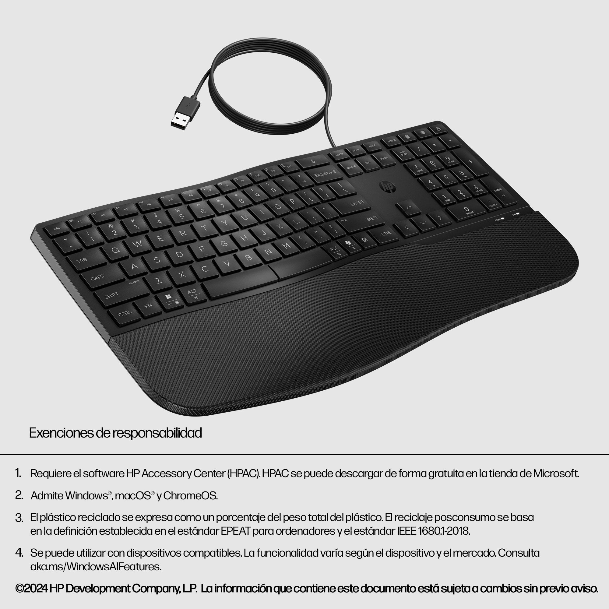Teclado Español Hp 485 Cft Wd Kbd