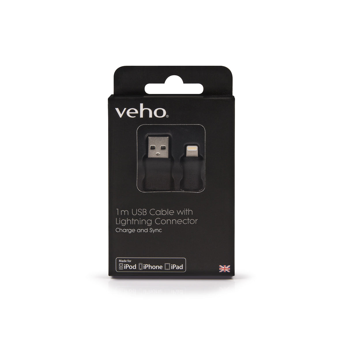 EAN 40232903984 - Veho Apple Lightning Cable - 20cm/0.7ft 0,2 m Negro imagen 4