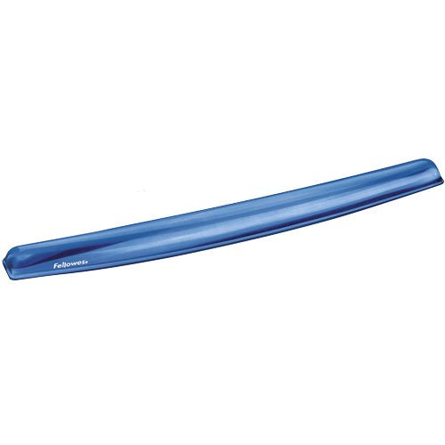 Reposamunecas Teclado Gel Crystal Azul
