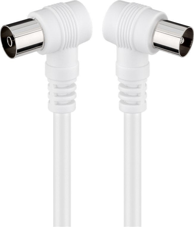 EAN 4040849115226 - Goobay 11522 cable coaxial 5 m Blanco imagen 1