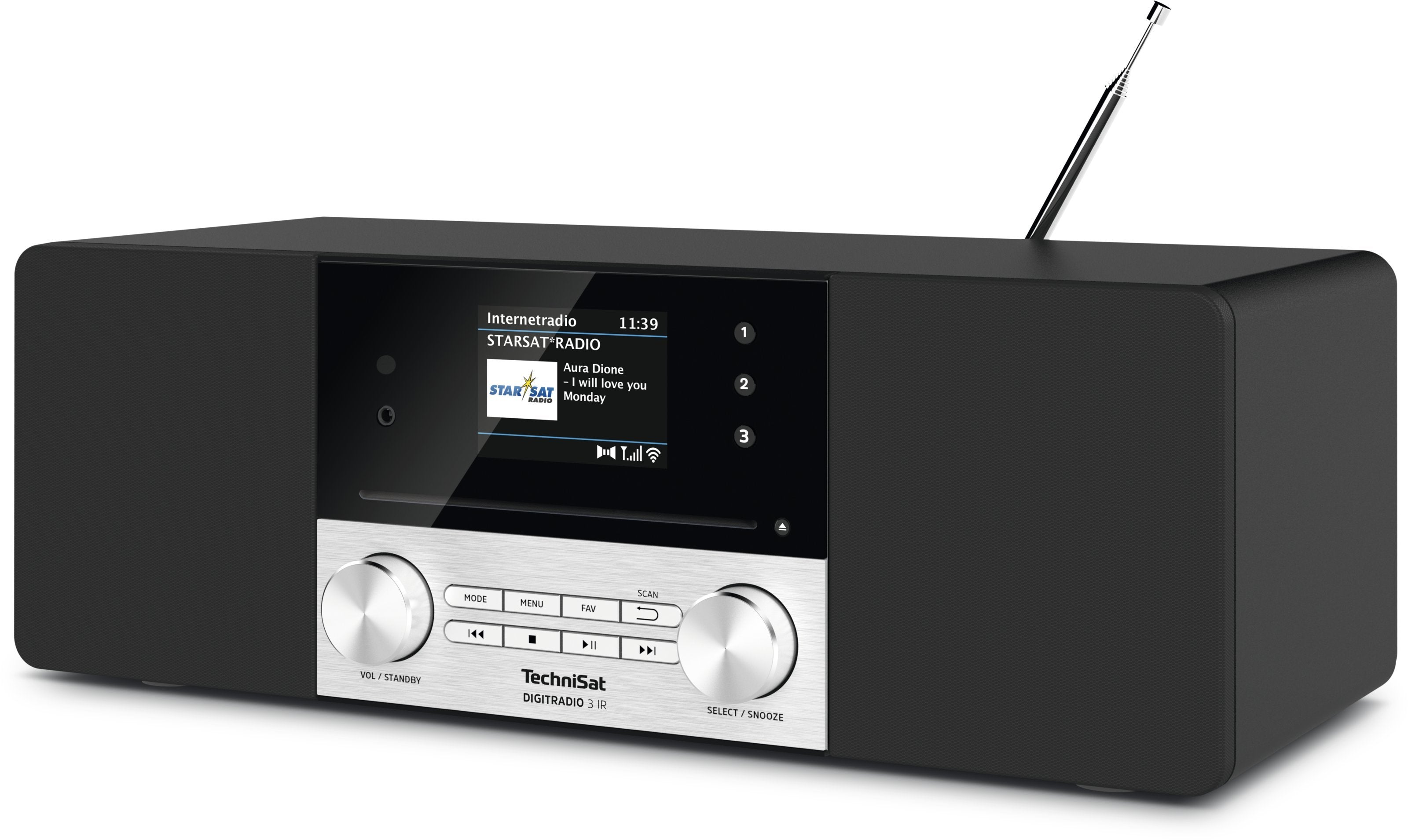 EAN 4019588039568 - TechniSat DigitRadio 3 IR Portátil Digital Negro, Plata imagen 3
