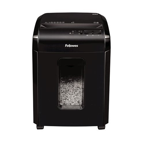 EAN 0043859743537 - Fellowes Powershred 10M triturador de papel Microcorte Negro imagen 4
