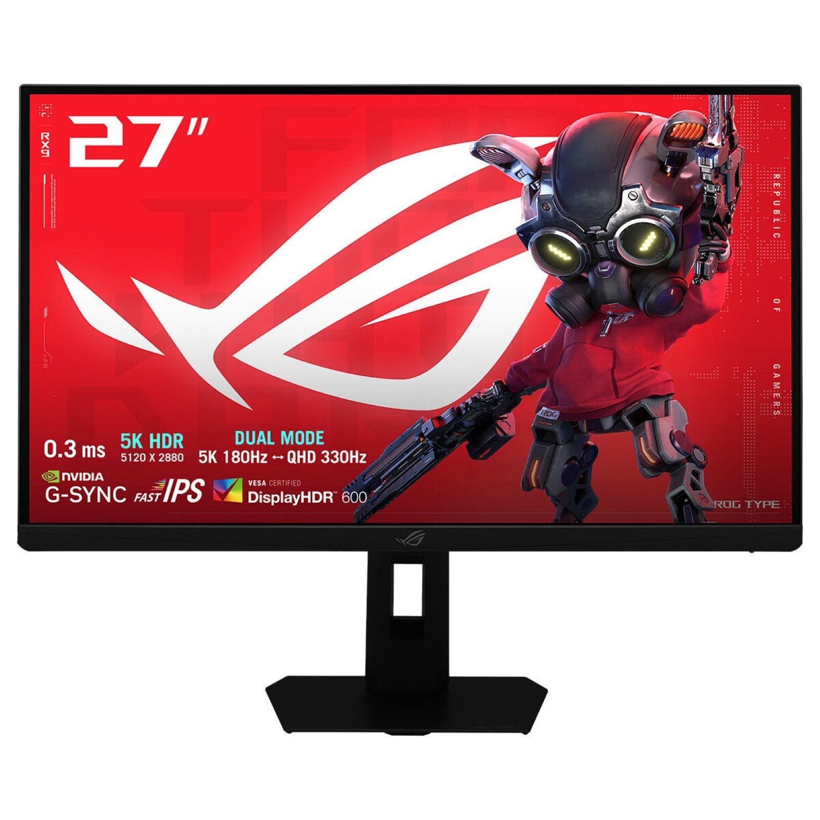EAN 4711636237000 - ASUS ROG Strix XG27JCG pantalla para PC 68,6 cm (27") 5120 x 2880 Pixeles 5K Ultra HD LCD Negro imagen 1