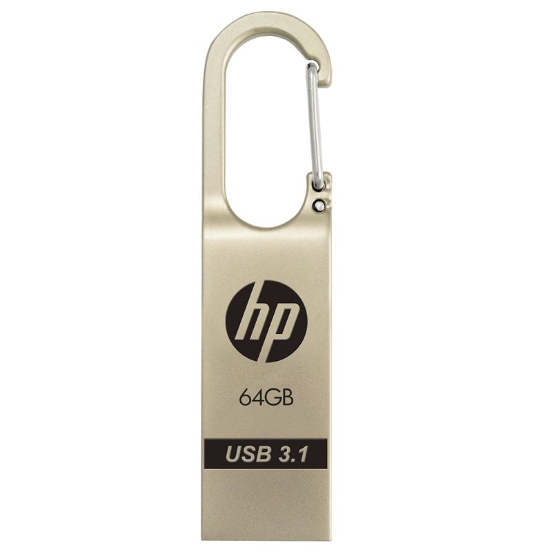 Hp X760w Memoria Usb 3.1 64gb - Diseã±O Metalico Con Clip - Color Oro Claro (Pendrive)