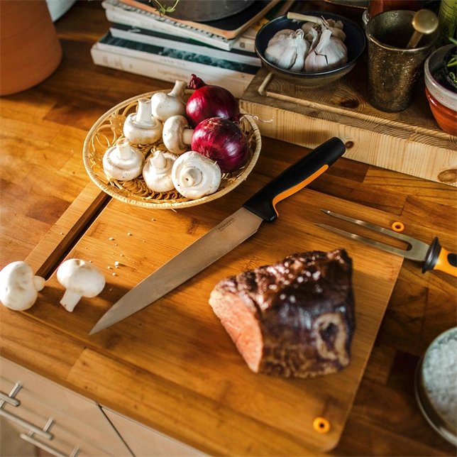 EAN 6424002012849 - Fiskars 1057539 cuchillo de cocina Acero inoxidable 1 pieza(s) Cuchillo de trinchar imagen 4